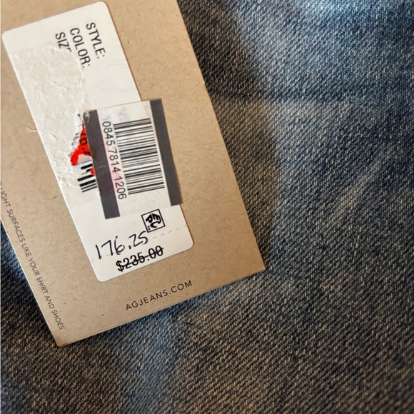 AG AG-ED Saige Denim straight leg crop - Picture 11 of 11